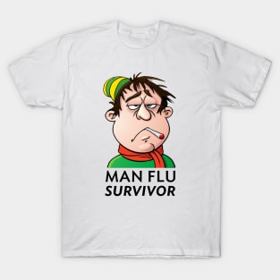 Man Flu Survivor l T-Shirt